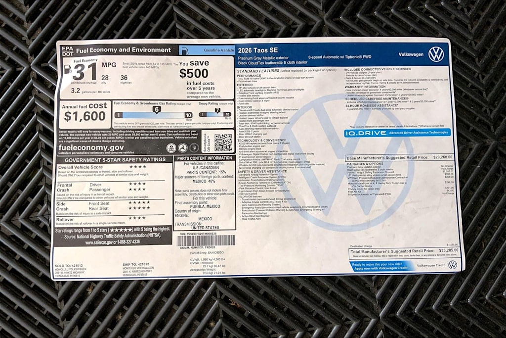 Thumbnail: 2026 Volkswagen Taos - 23