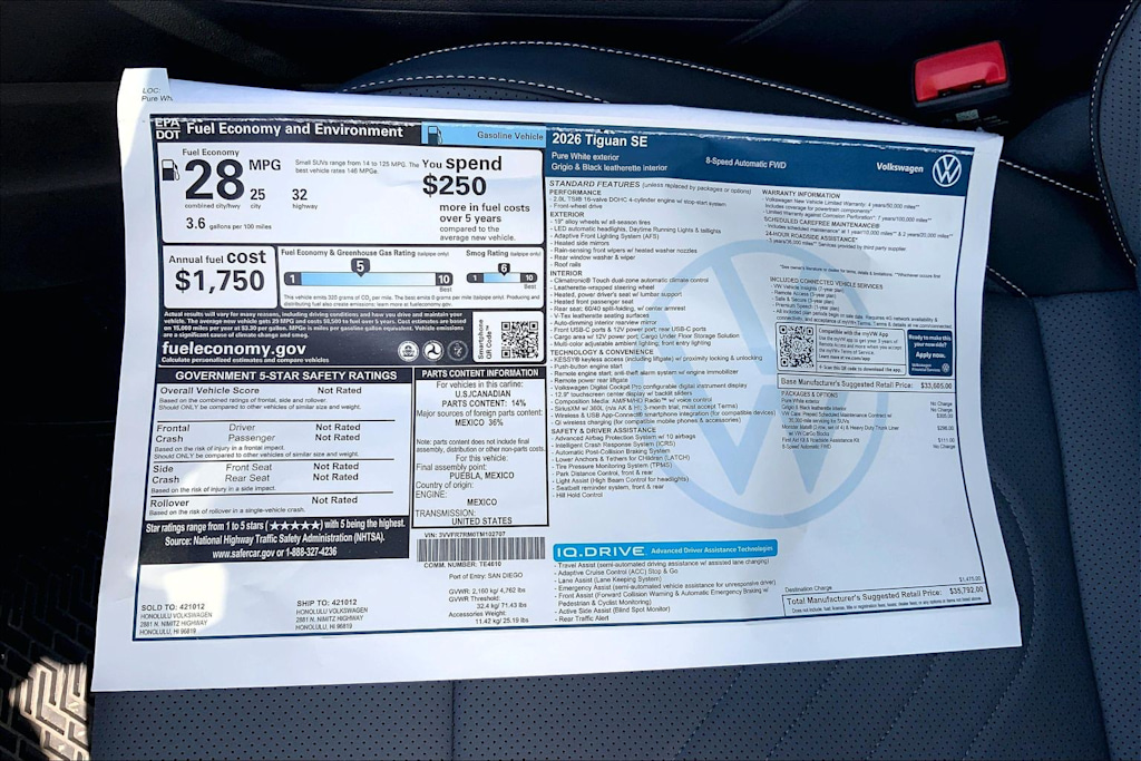 Thumbnail: 2026 Volkswagen Tiguan - 23