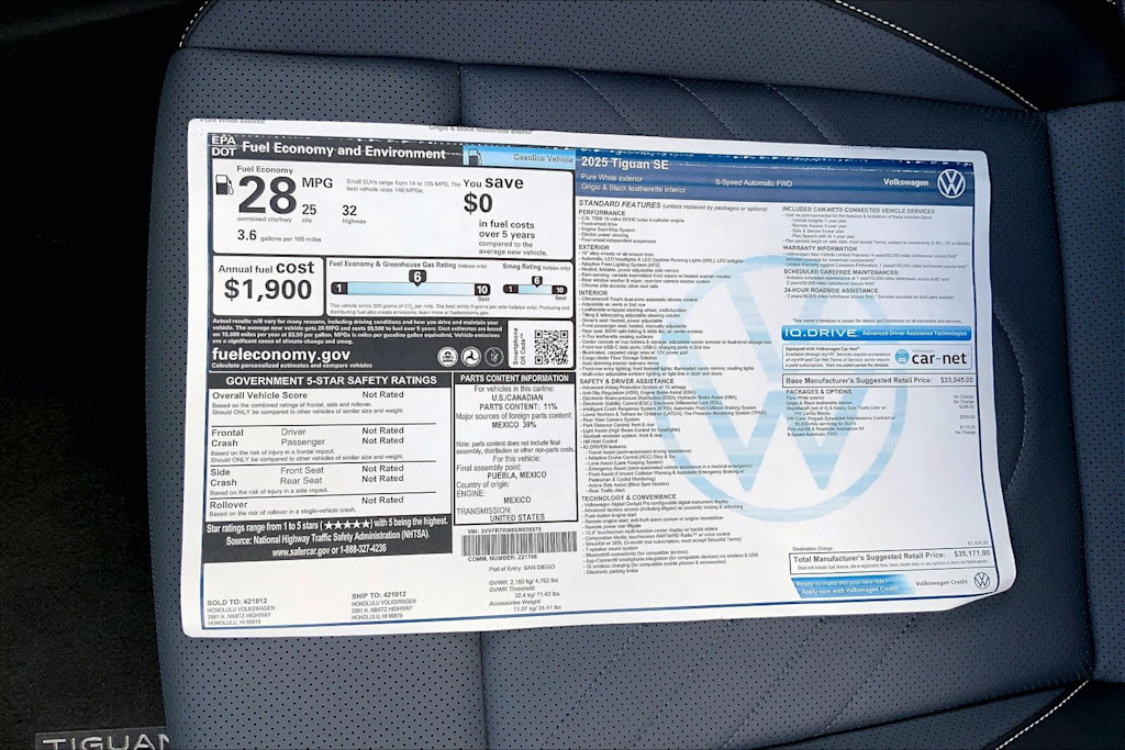 Thumbnail: 2025 Volkswagen Tiguan - 23