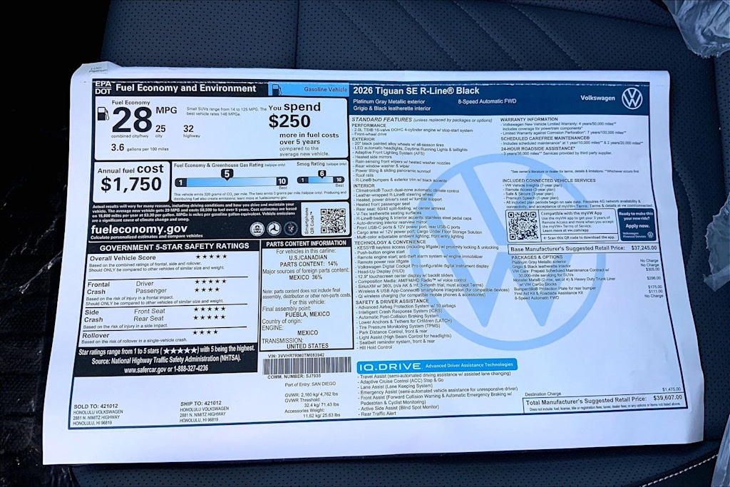 Thumbnail: 2026 Volkswagen Tiguan - 23