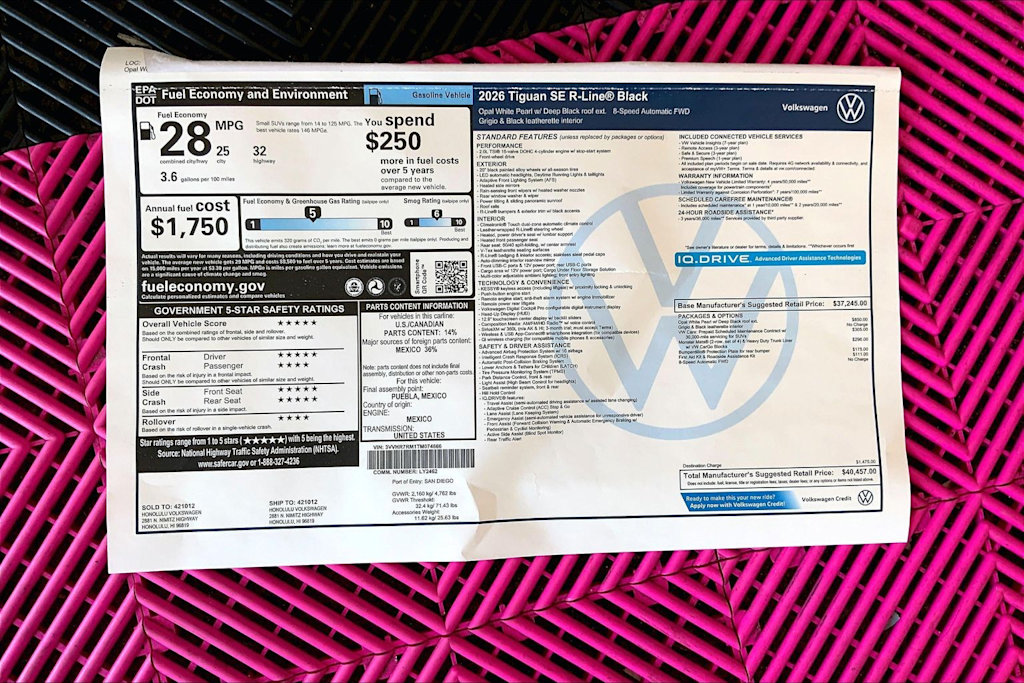 Thumbnail: 2026 Volkswagen Tiguan - 23