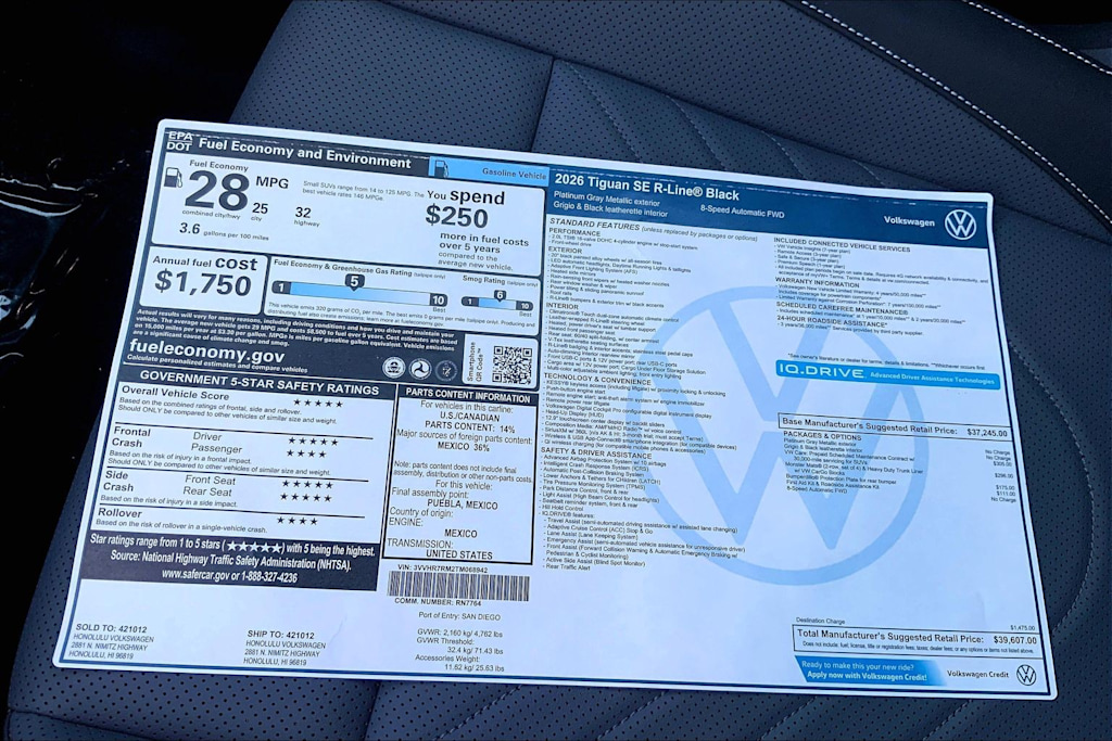 Thumbnail: 2026 Volkswagen Tiguan - 22