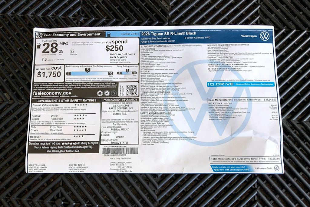Thumbnail: 2026 Volkswagen Tiguan - 22