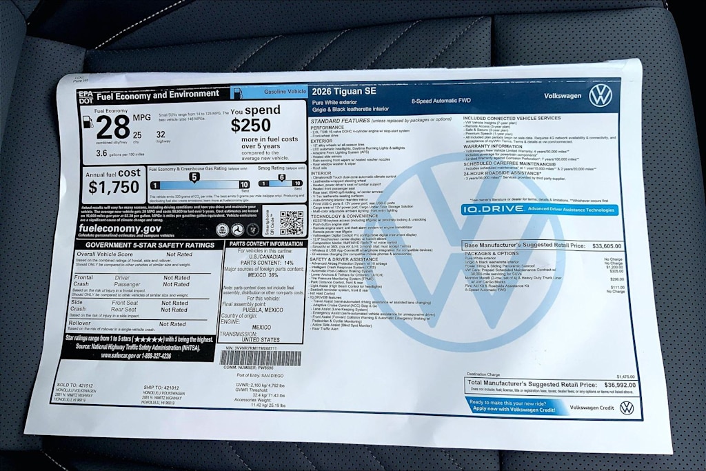 Thumbnail: 2026 Volkswagen Tiguan - 23