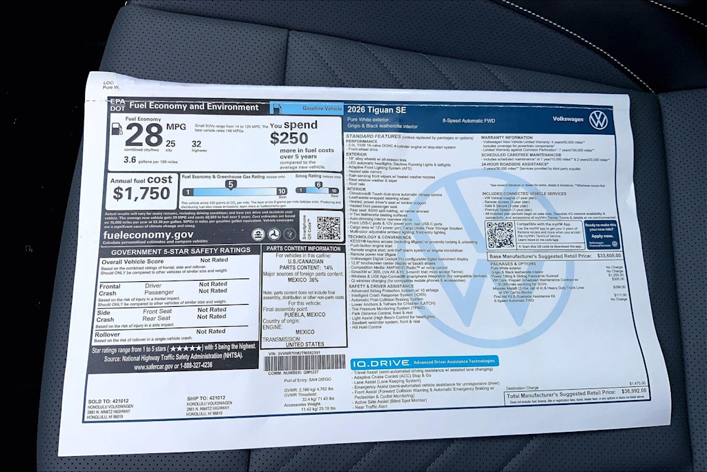 Thumbnail: 2026 Volkswagen Tiguan - 23