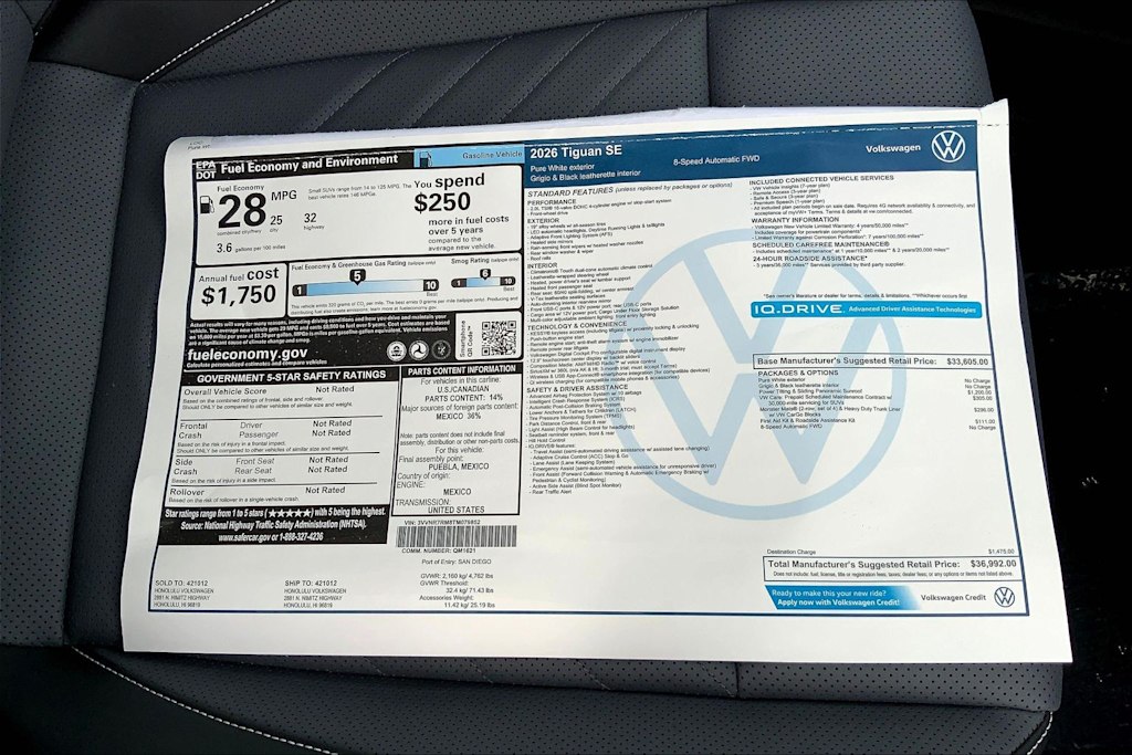 Thumbnail: 2026 Volkswagen Tiguan - 23