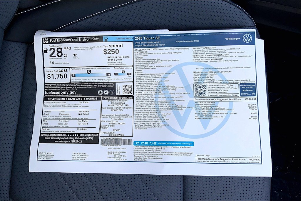 Thumbnail: 2026 Volkswagen Tiguan - 23