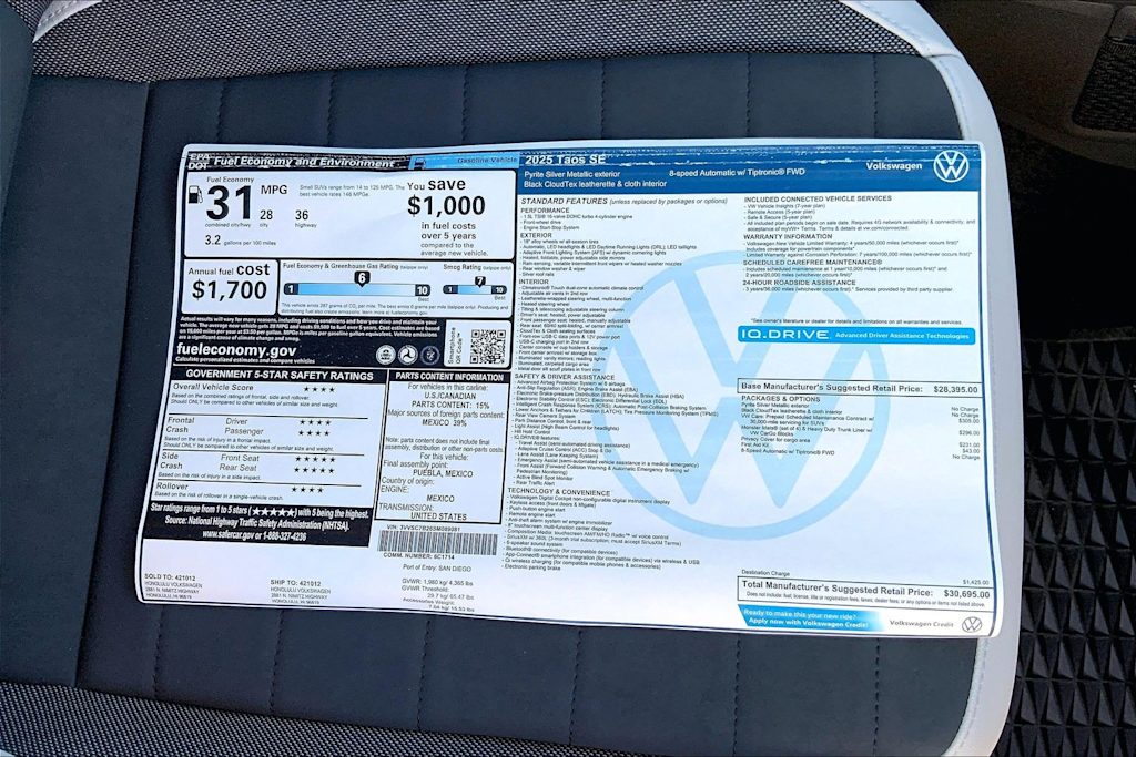 Thumbnail: 2025 Volkswagen Taos - 23