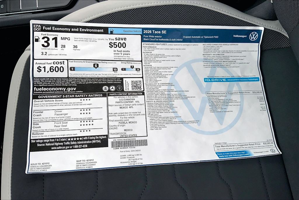Thumbnail: 2026 Volkswagen Taos - 23