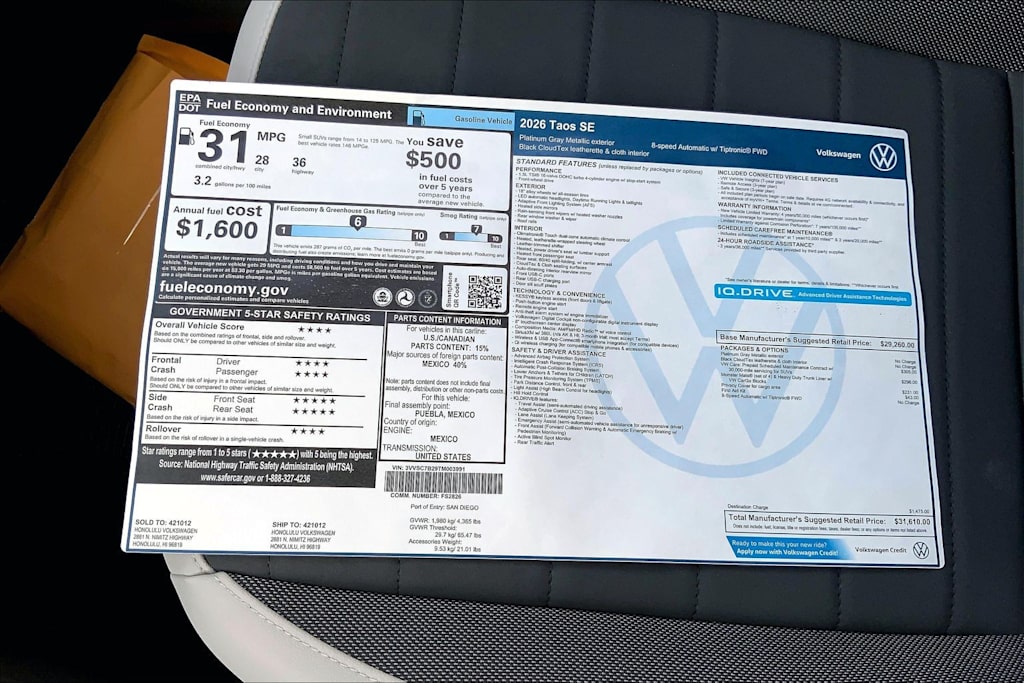 Thumbnail: 2026 Volkswagen Taos - 23