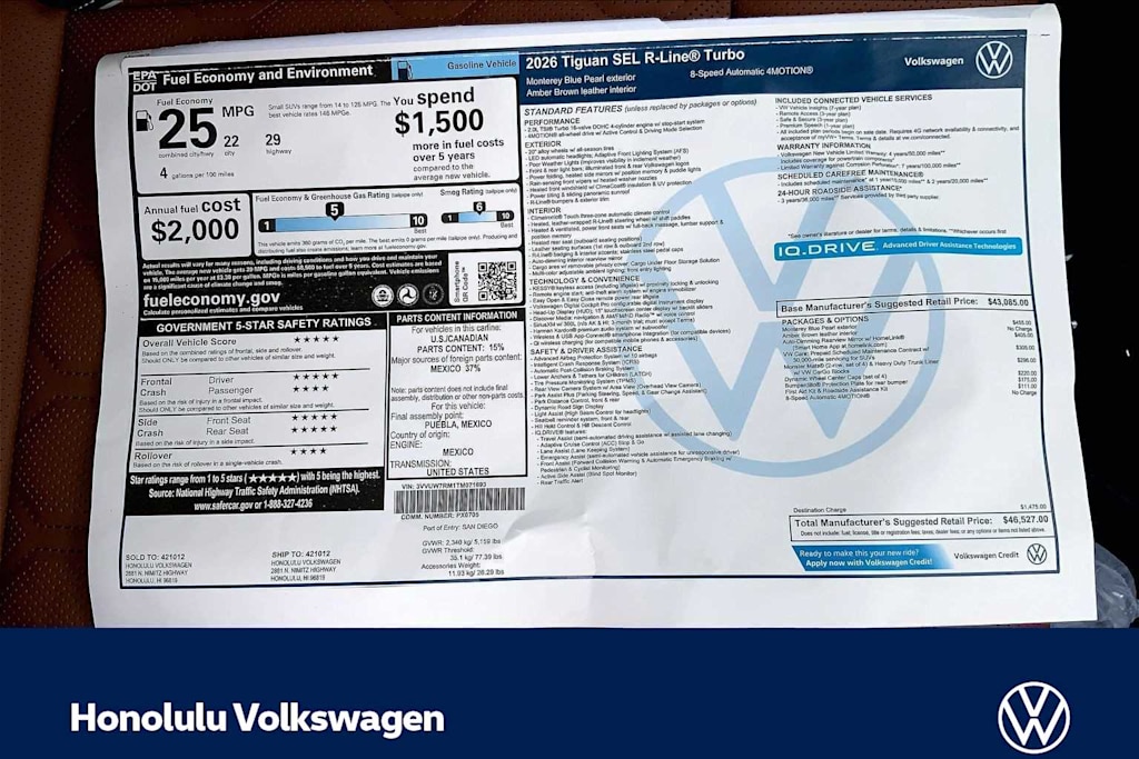 Thumbnail: 2026 Volkswagen Tiguan - 23