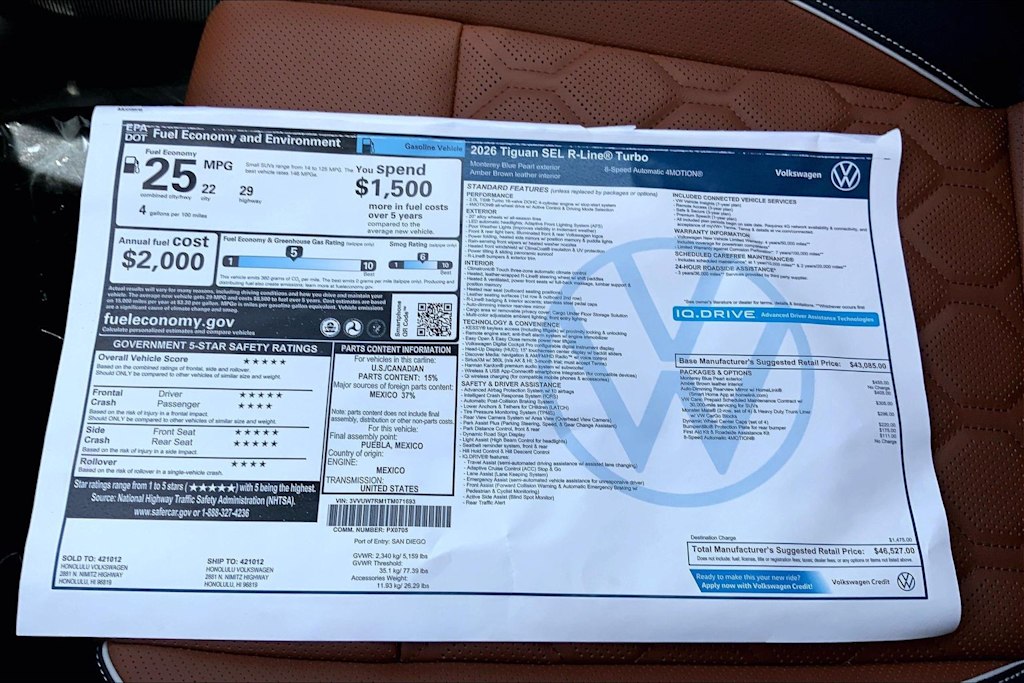 Thumbnail: 2026 Volkswagen Tiguan - 23
