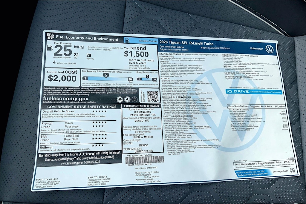 Thumbnail: 2026 Volkswagen Tiguan - 23