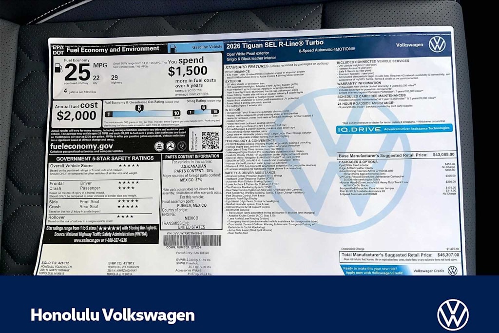 Thumbnail: 2026 Volkswagen Tiguan - 23