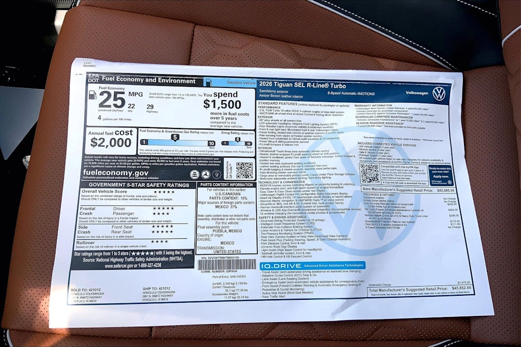 Thumbnail: 2026 Volkswagen Tiguan - 23