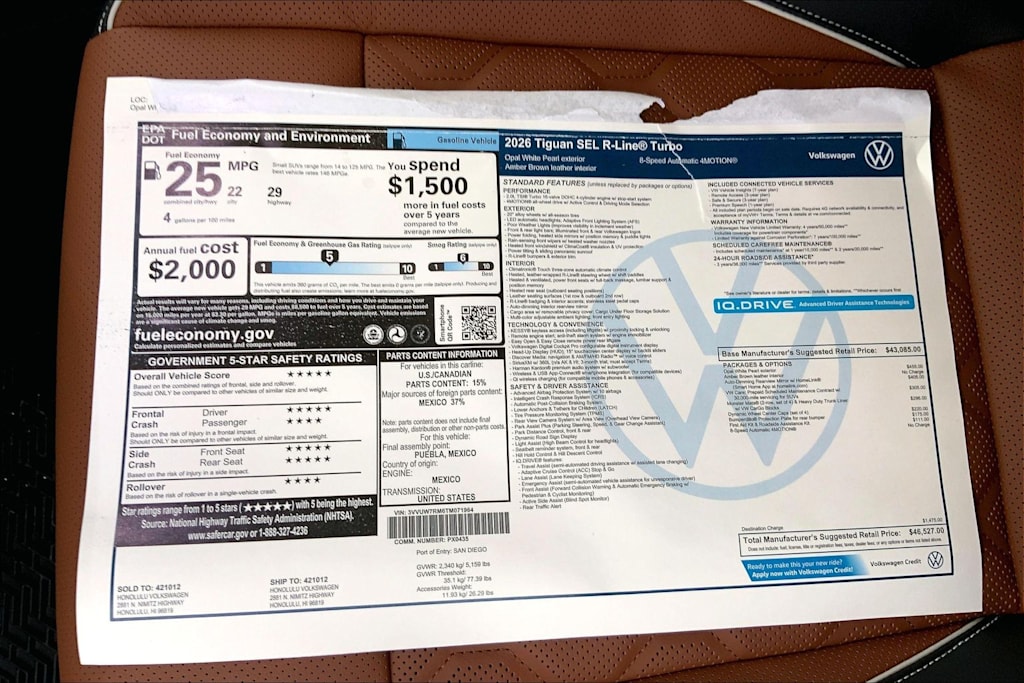 Thumbnail: 2026 Volkswagen Tiguan - 23