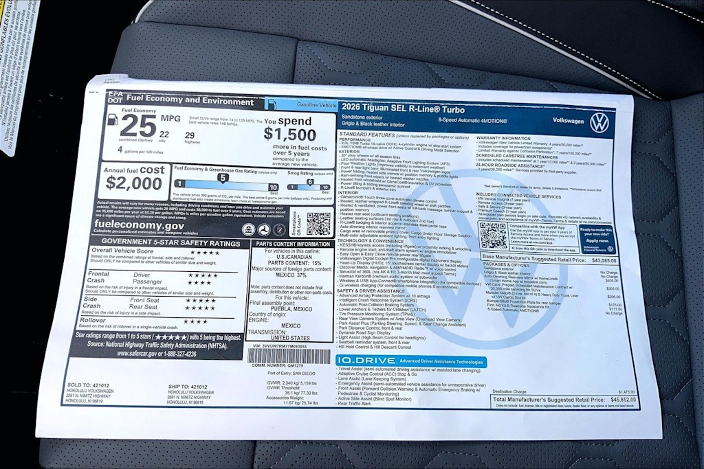 Thumbnail: 2026 Volkswagen Tiguan - 22