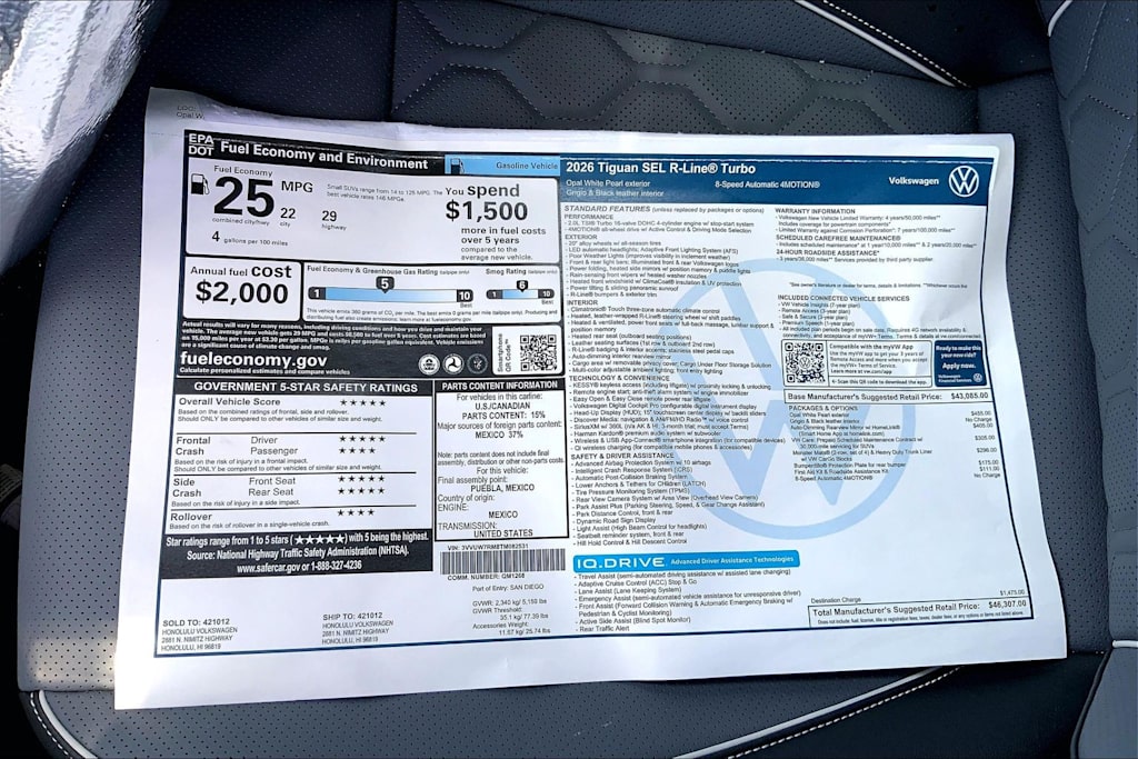 Thumbnail: 2026 Volkswagen Tiguan - 23