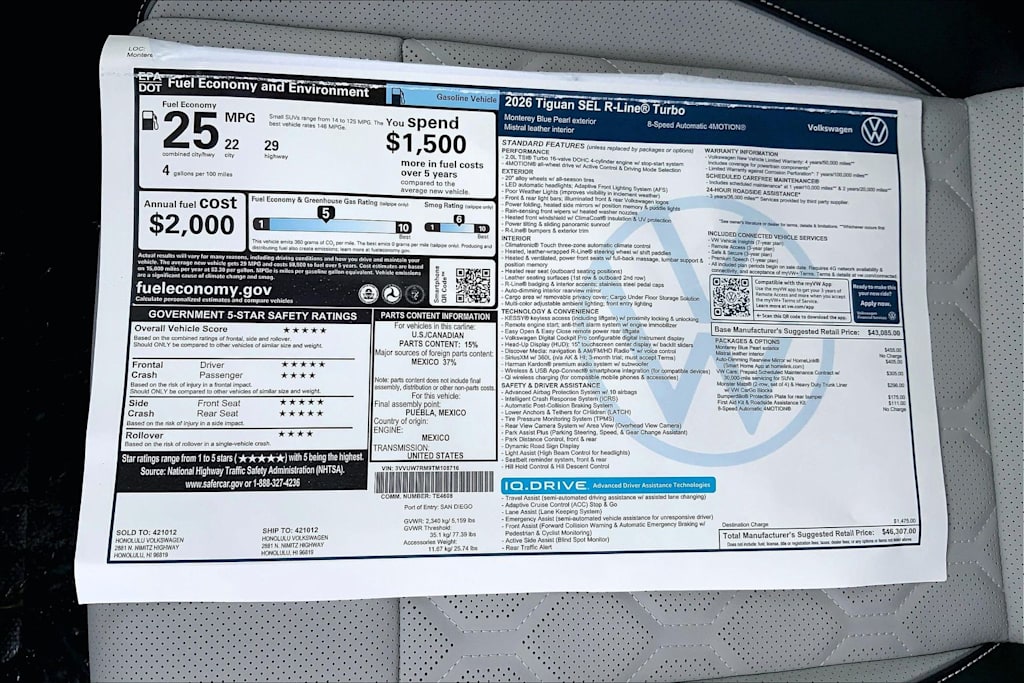 Thumbnail: 2026 Volkswagen Tiguan - 23