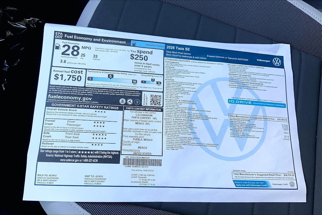 Thumbnail: 2026 Volkswagen Taos - 23