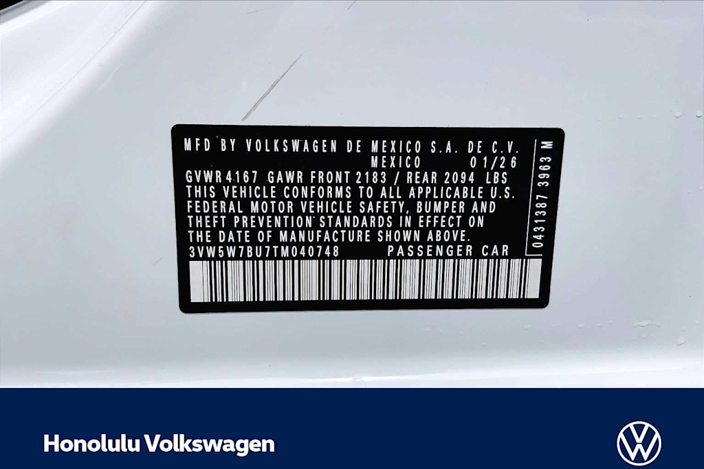 Thumbnail: 2026 Volkswagen Jetta - 18