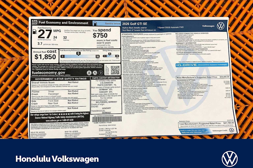 Thumbnail: 2026 Volkswagen Golf - 22