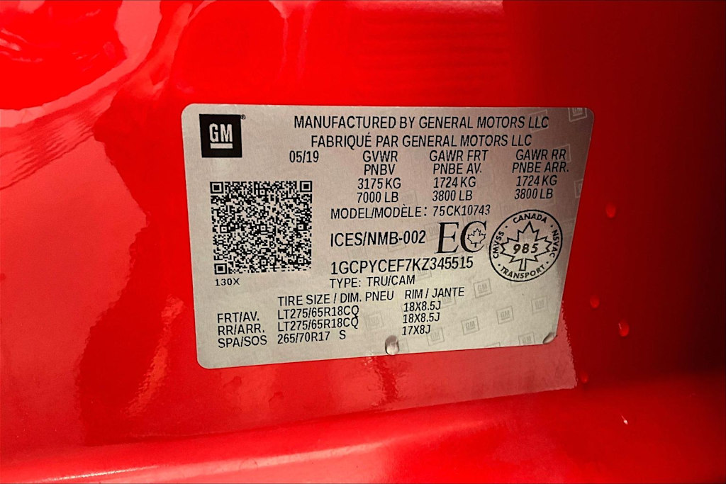 Thumbnail: 2019 Chevrolet Silverado 1500 - 19