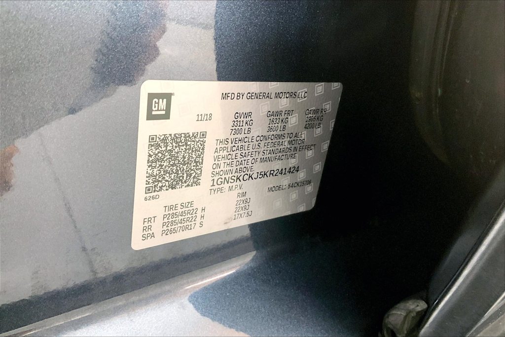 2019 Chevrolet Tahoe Premier 19