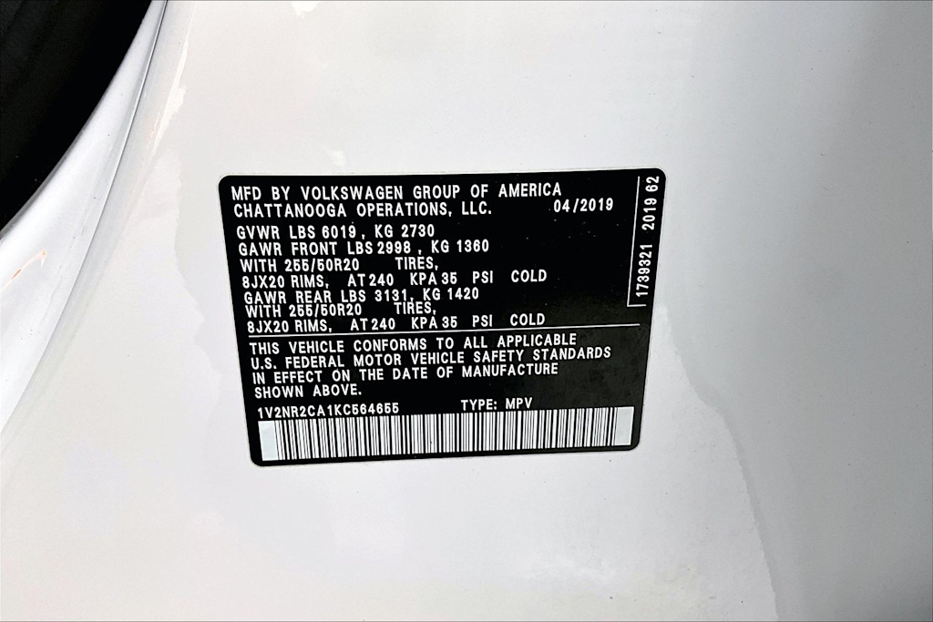 Thumbnail: 2019 Volkswagen Atlas - 20