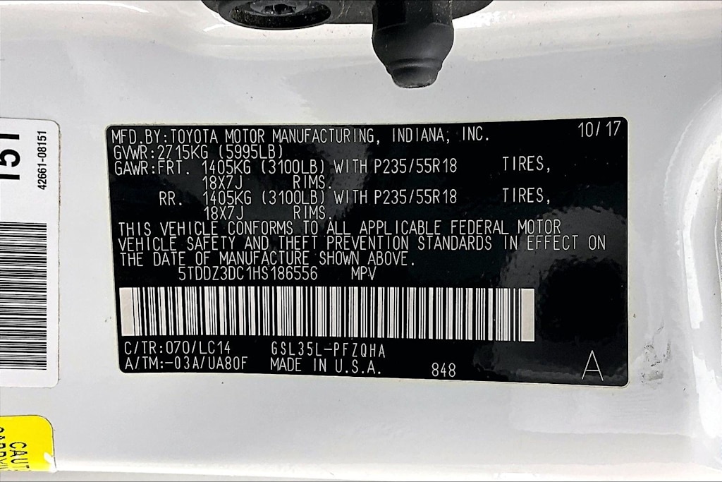 Thumbnail: 2017 Toyota Sienna - 18