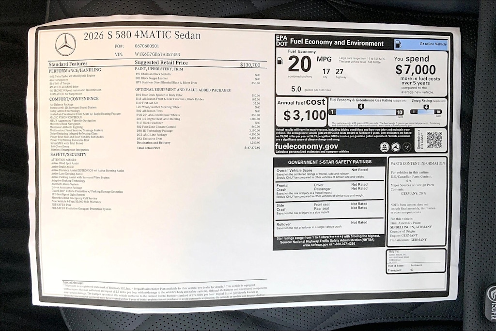 Thumbnail: 2026 Mercedes-Benz S-Class - 25