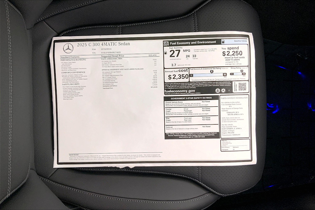 Thumbnail: 2025 Mercedes-Benz C-Class - 25