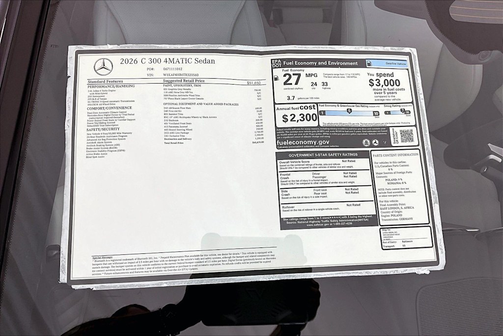 Thumbnail: 2026 Mercedes-Benz C-Class - 24