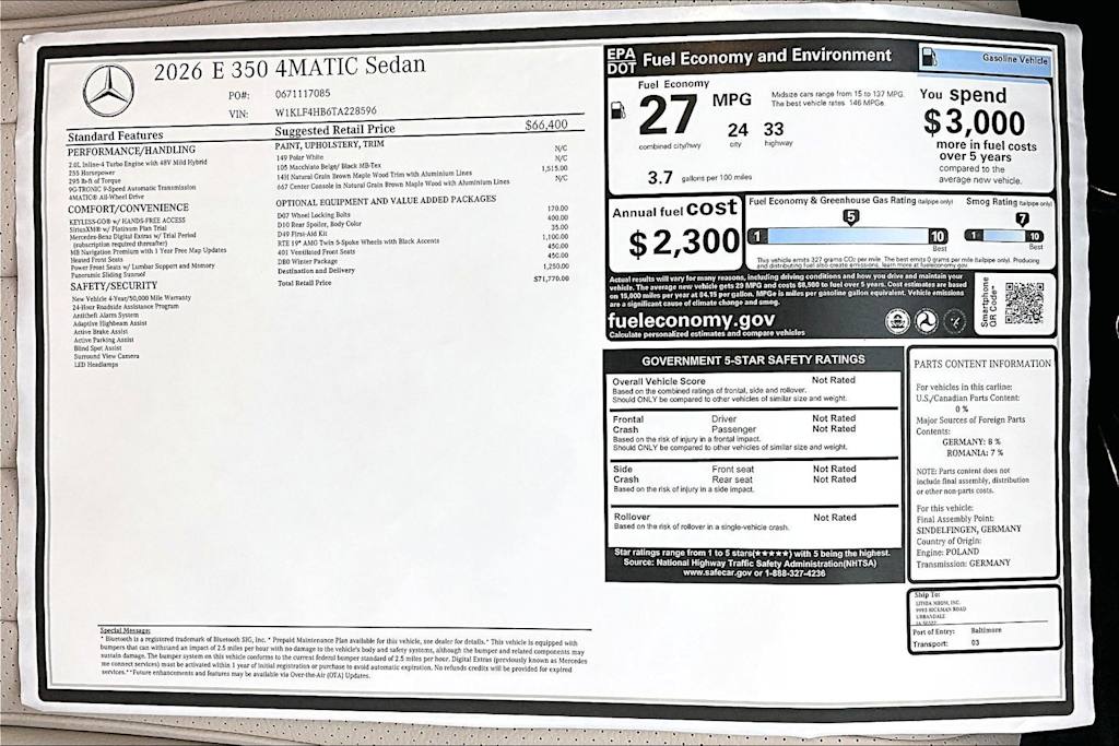 Thumbnail: 2026 Mercedes-Benz E-Class - 25