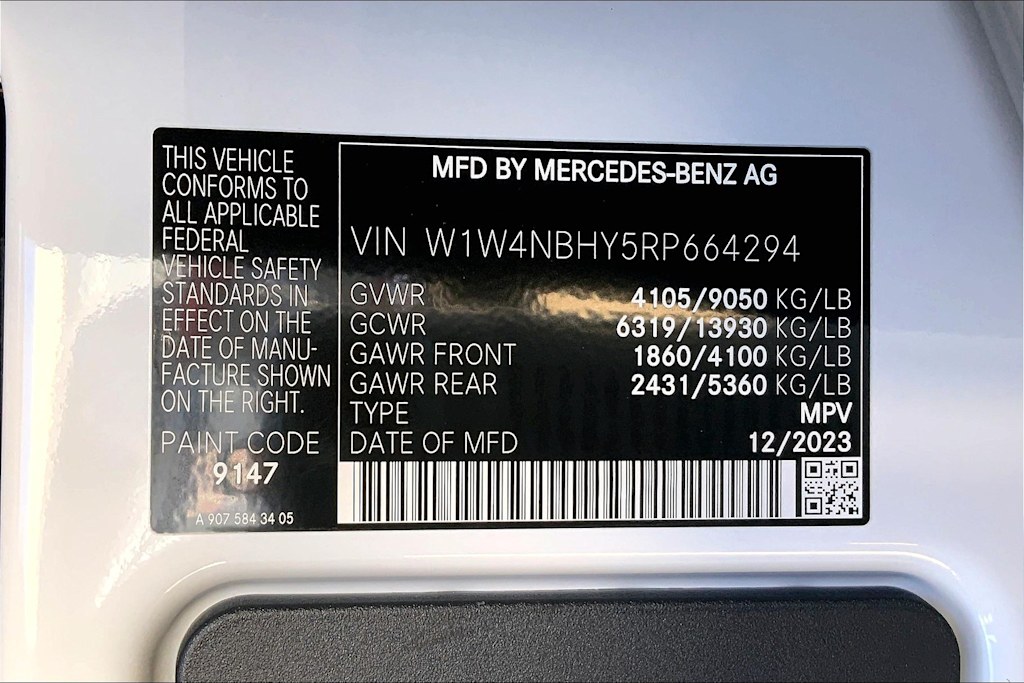 2024 Mercedes-Benz Sprinter 2500 19