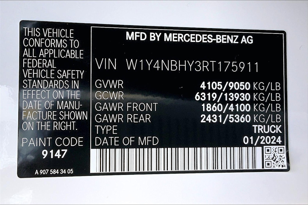 2024 Mercedes-Benz Sprinter 2500 17