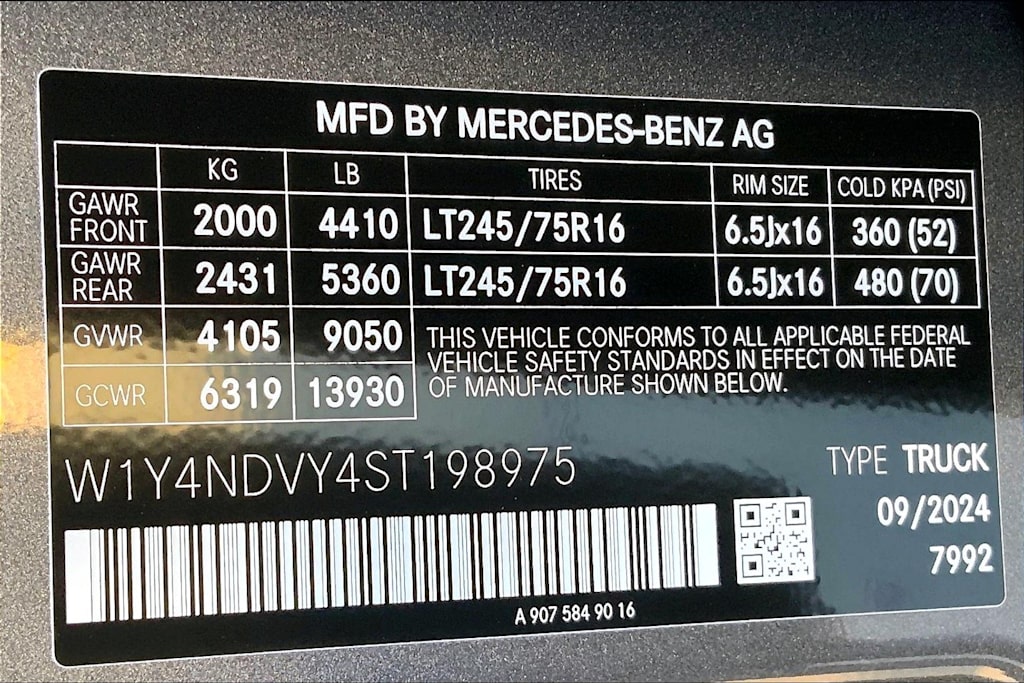 2025 Mercedes-Benz Sprinter 2500 17