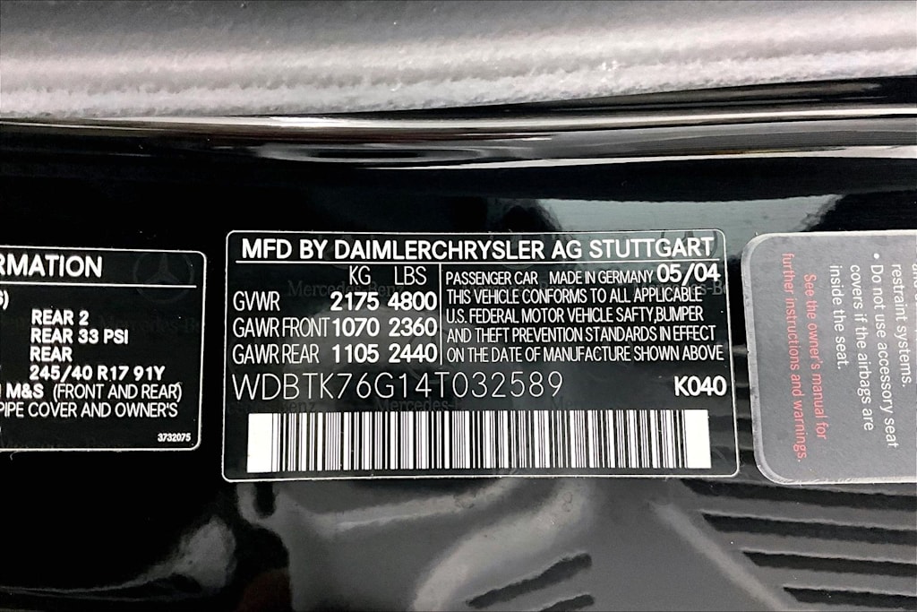 Thumbnail: 2004 Mercedes-Benz CLK - 20