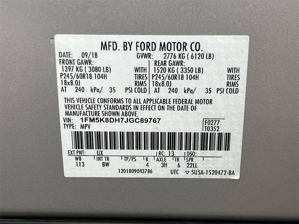 Thumbnail: 2018 Ford Explorer - 19