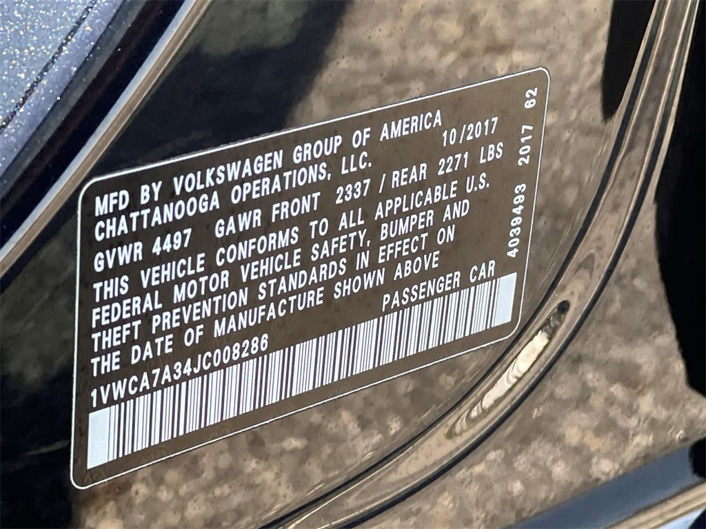 2018 Volkswagen Passat SEL 19