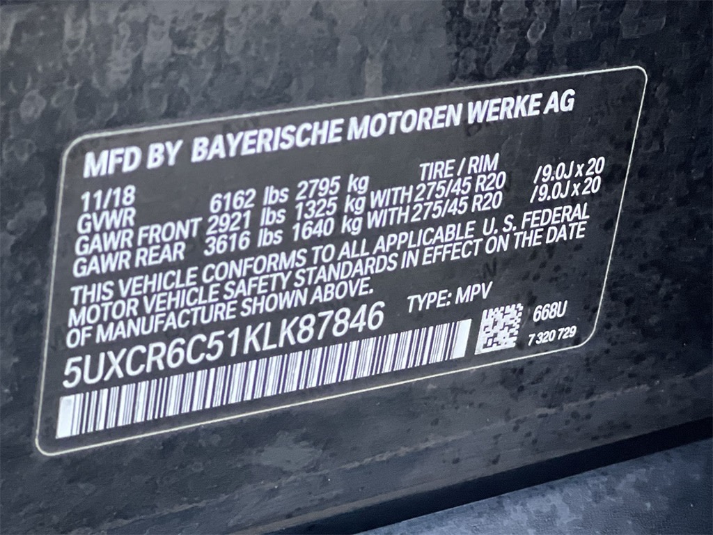 2019 BMW X5 xDrive40i 19