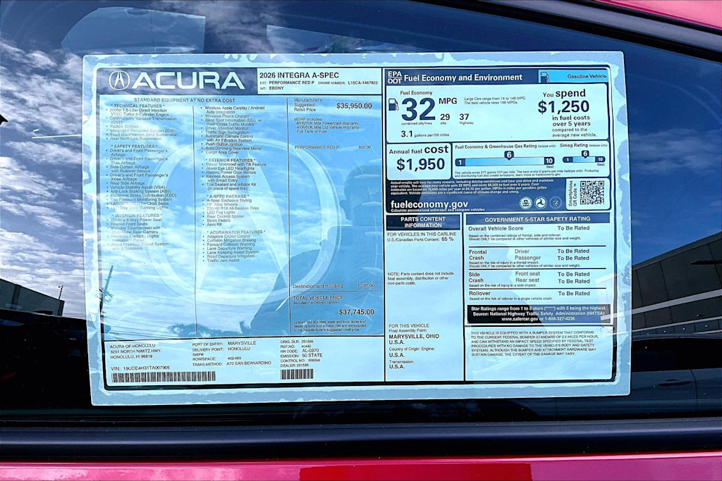 Thumbnail: 2026 Acura Integra - 23
