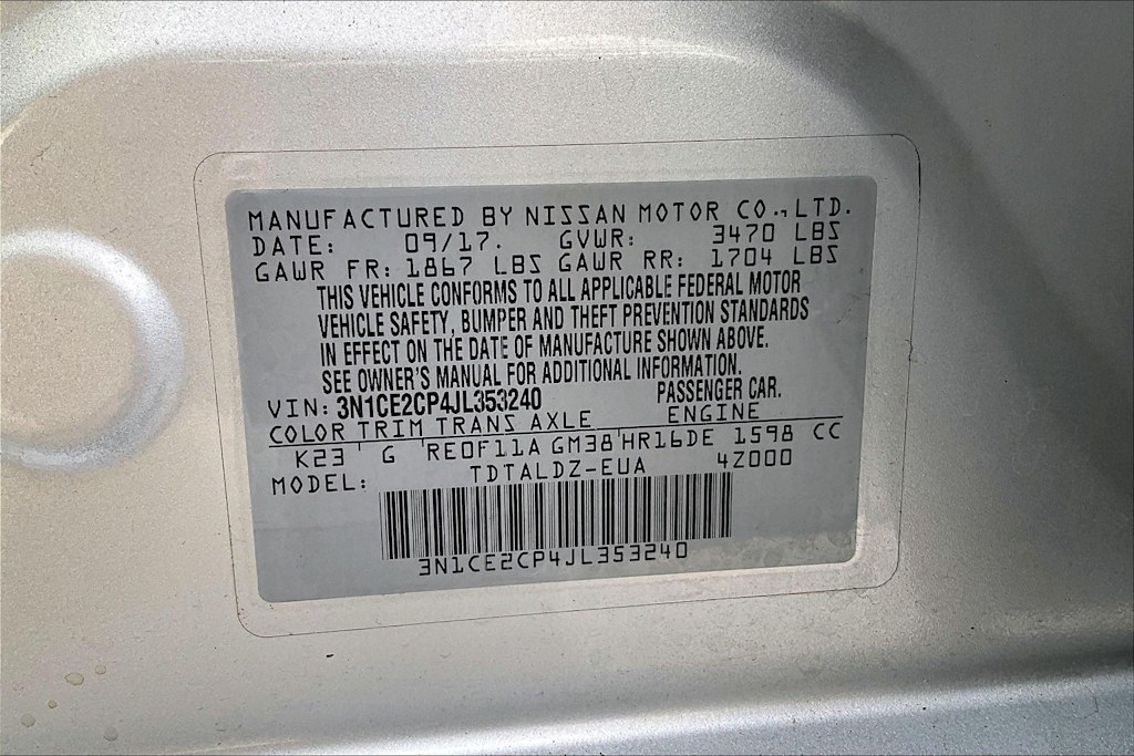 Thumbnail: 2018 Nissan Versa Note - 21