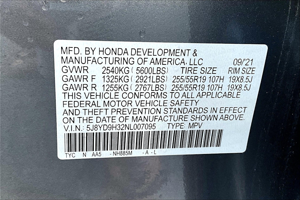 2022 Acura MDX Base 20