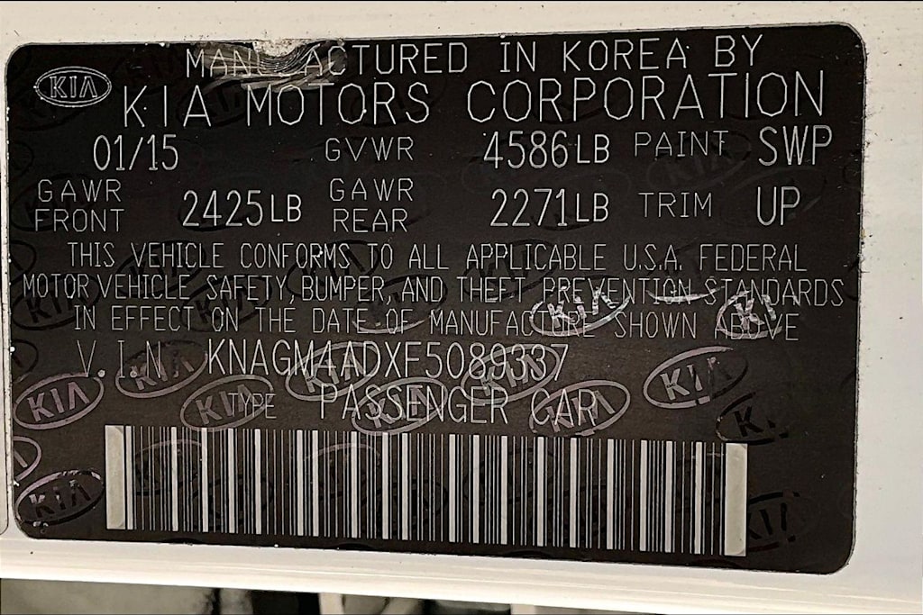 Thumbnail: 2015 Kia Optima - 20