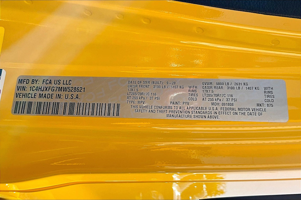 Thumbnail: 2021 Jeep Wrangler - 20