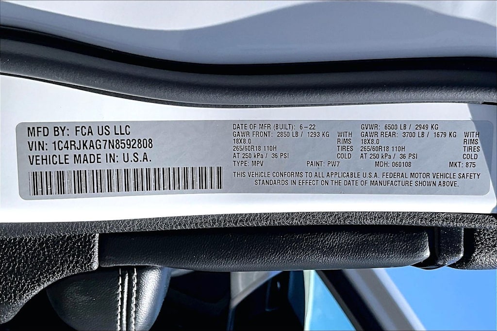 Thumbnail: 2022 Jeep Grand Cherokee L - 19