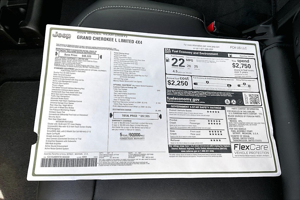 Thumbnail: 2026 Jeep Grand Cherokee L - 20