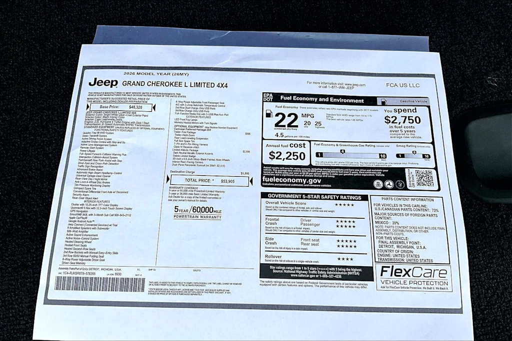 Thumbnail: 2026 Jeep Grand Cherokee L - 23