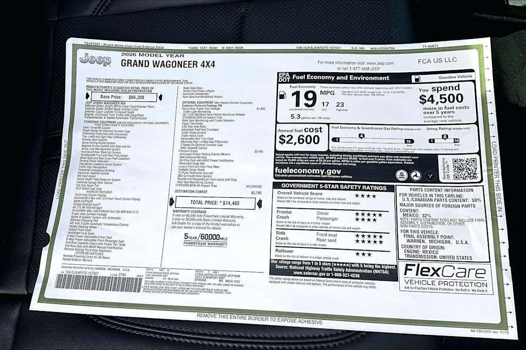 Thumbnail: 2026 Jeep Grand Wagoneer - 23